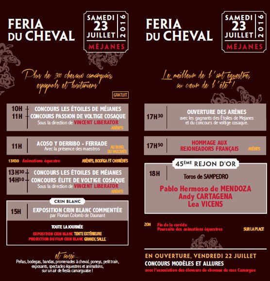affiche Feria de Pâques 2016